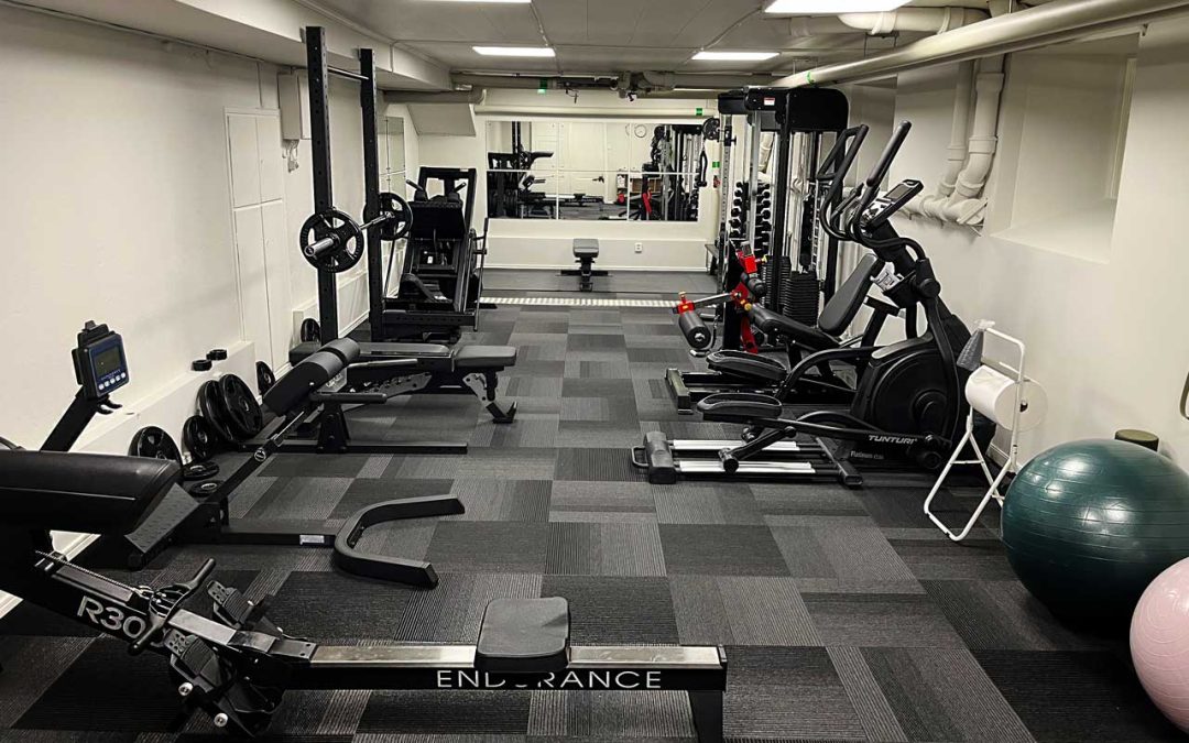 Vårt hotellgym har öppnat